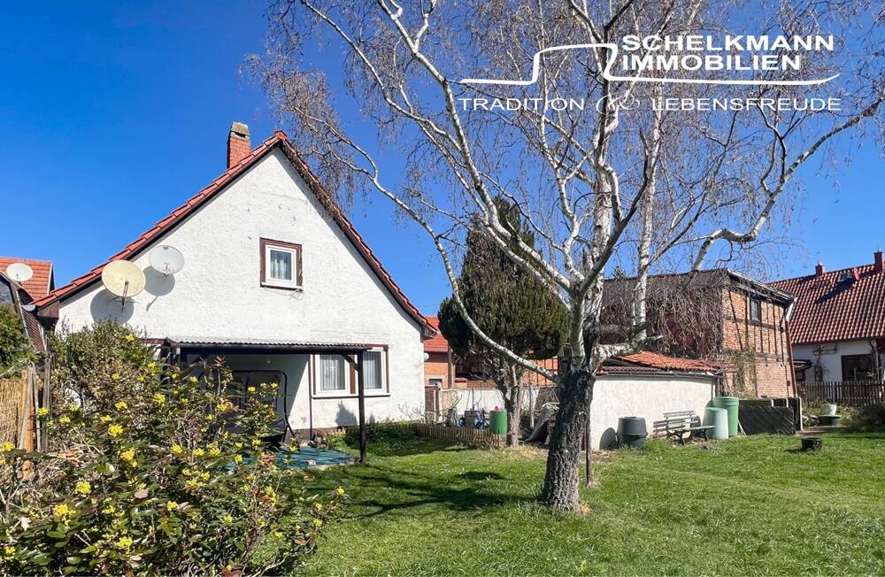 Thumbnail-Kleines Einfamilienhaus mit 2 Scheunen auf Traumgrundstück in Erfurt Molsdorf
