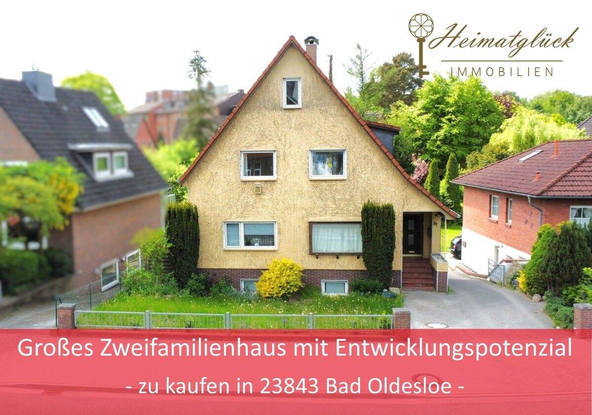 Thumbnail-Großes Zweifamilienhaus mit Entwicklungspotenzial - zu kaufen in 23843 Bad Oldesloe -