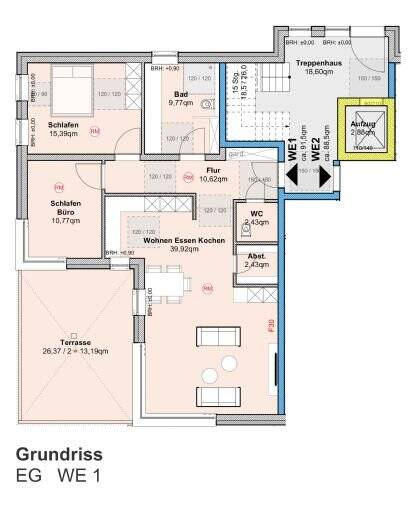 Thumbnail-3 - Zi Wohnung im Neubau 6 Parteien Haus in Siedlungshausen (Winterberg)