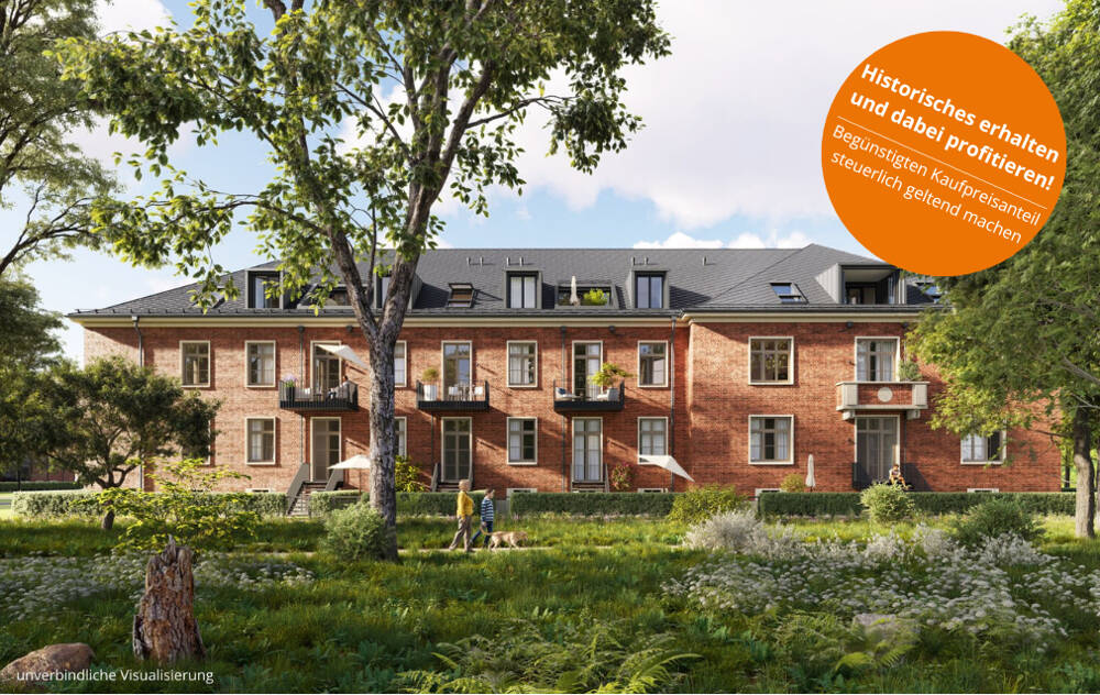 Thumbnail-3 Zimmer-Wohnung mit ca. 91m², Hauswirtschaftsraum, Terrasse und Garten