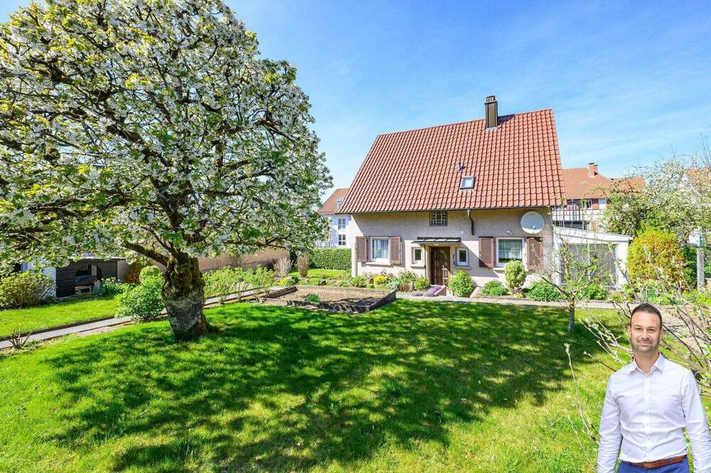 Thumbnail-Charmantes Einfamilienhaus mit idyllischem Garten in ruhiger Lage