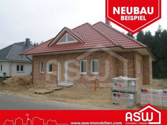 Thumbnail-Musterhaus! Schlüsselfertiger Neubau - Bungalow mit Garage und hochwertiger Ausstattung !