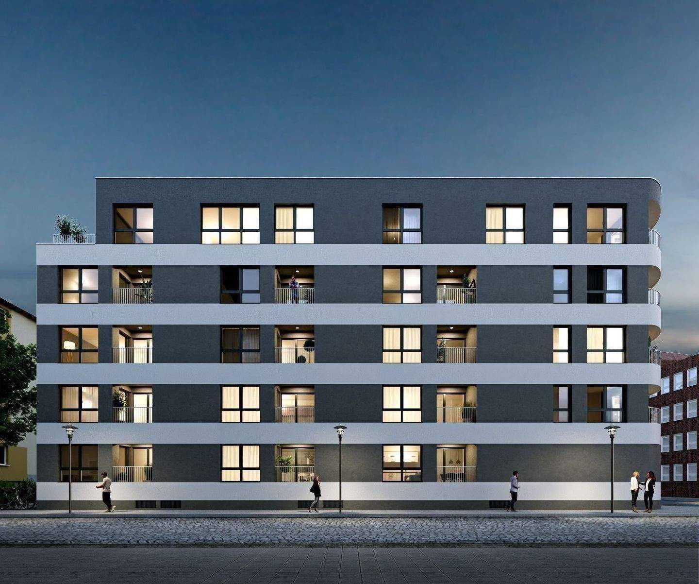 Thumbnail-JETZT mit KFW ! Sonnige 2-Zimmer auf 50 m² mit Balkon und U-Bahn