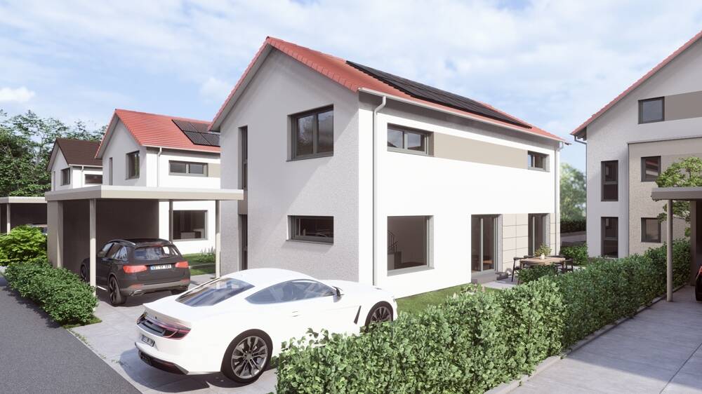 Thumbnail-Sparen mit Eigenleistung. Ihr Zuhause in KFW 40 Bauweise als Ausbauhaus mit großem Grundstück.