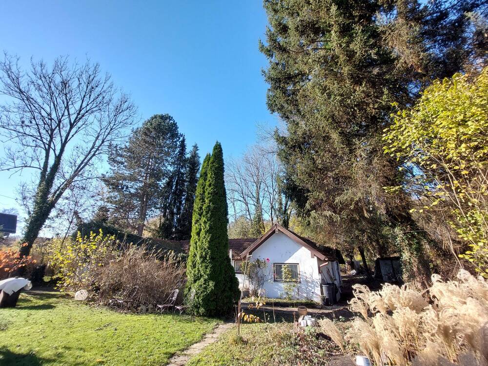 Thumbnail-Sonniges Grundstück mit Bungalow Altbestand * Neubau 2Vollgeschosse EFH freistehend