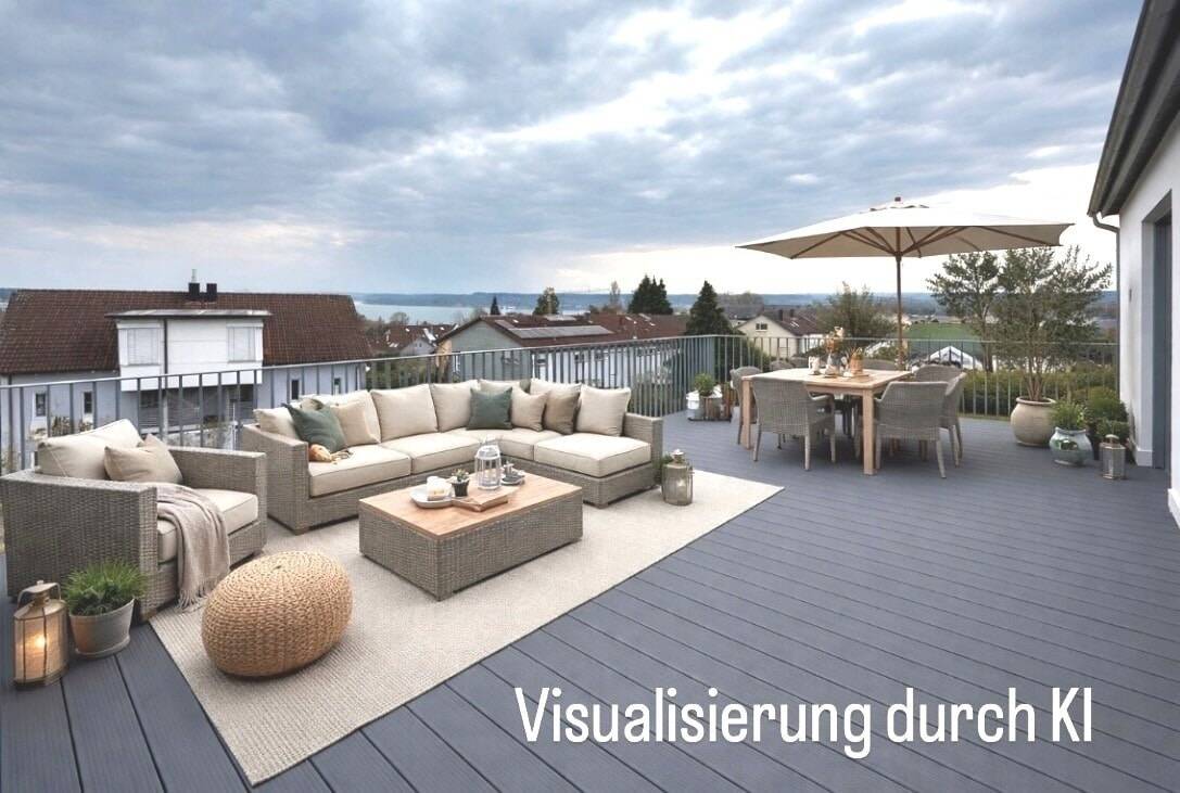 Thumbnail-Überlingen - Seesicht - Dachgeschoss Wohnung 4 Zimmer mit Balkon - Traumhaft