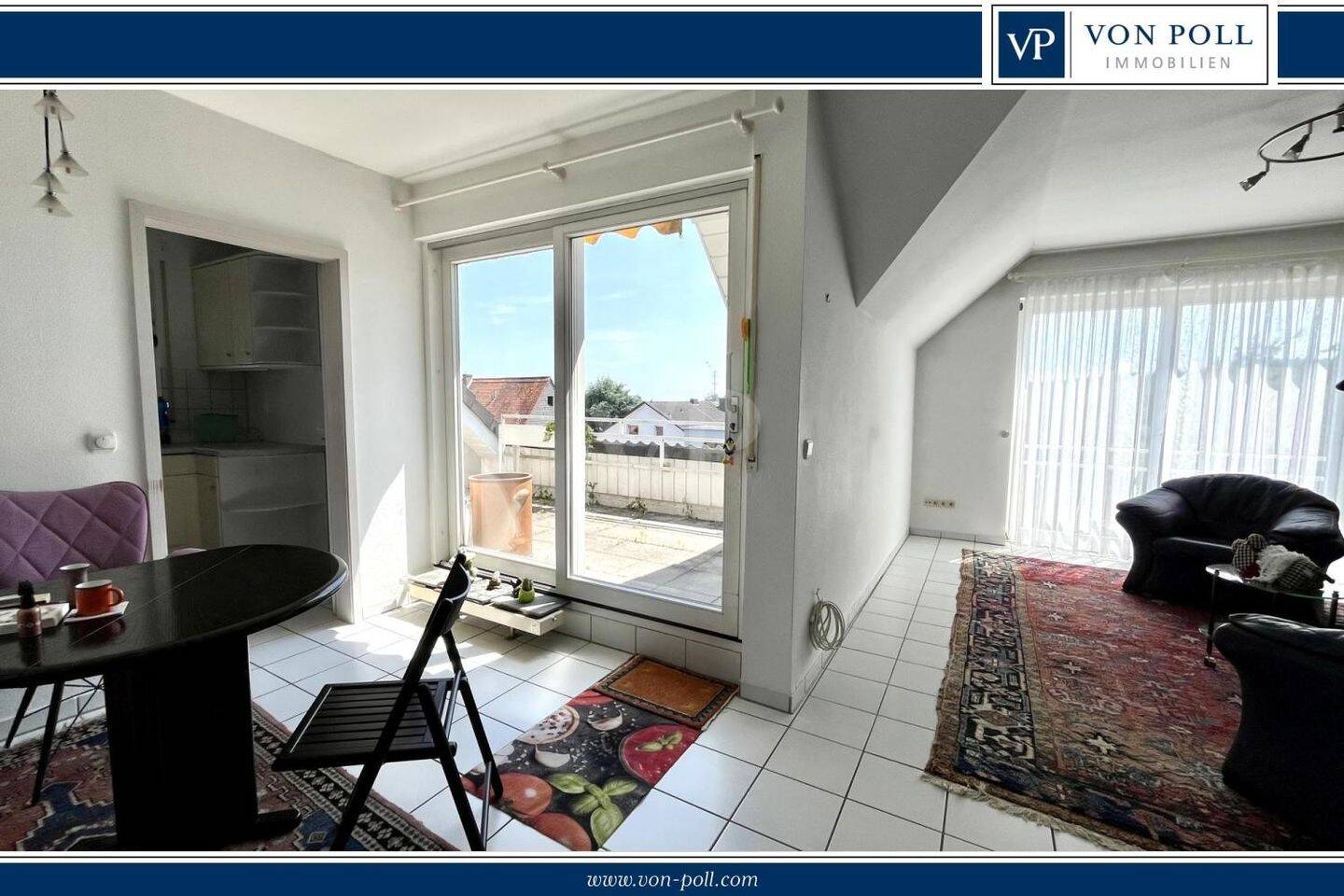 Traumhafte 2-Zimmer-Dachgeschosswohnung mit Fernblick