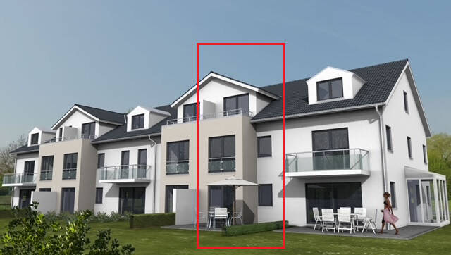 Thumbnail-Reihenmittelhaus (Effizienzhaus 40 KFN) in Top Lage Neubauprojekt Heerespark Mühldorf - Haus 2 -