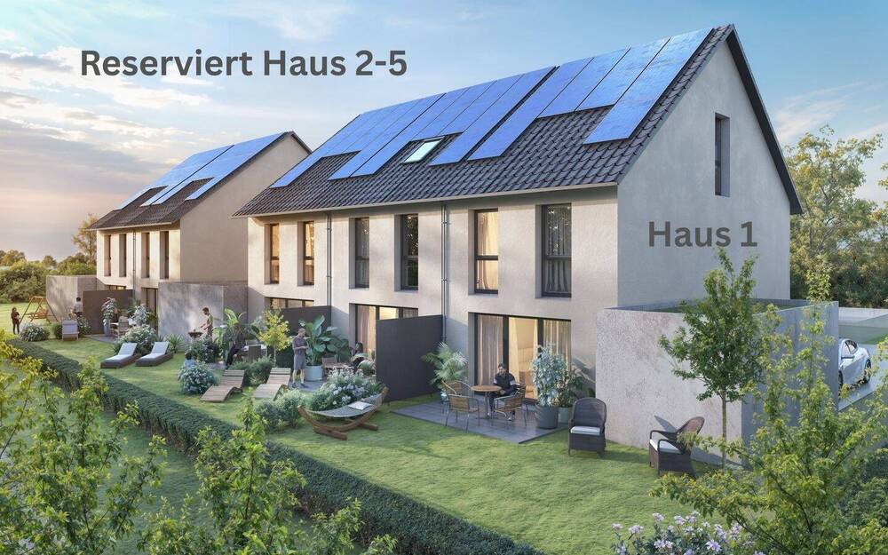 Thumbnail-Neubau-Reihenhäuser in ruhiger Lage mit 2 KFZ-Stellplätzen und eigenem Grundstück, Echterdingen