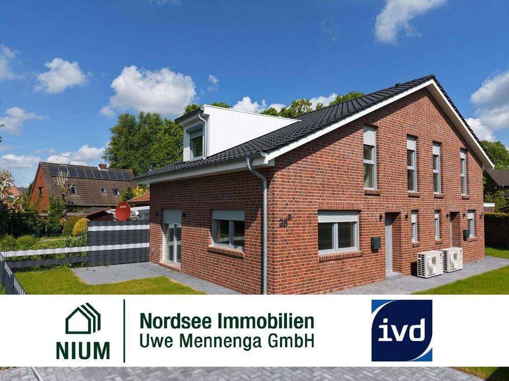Thumbnail-Moderne Neubau-Haushälfte auf 2 Ebenen mit Terrasse - Energieeffiziente Bauweise (KfW 55 Standard)