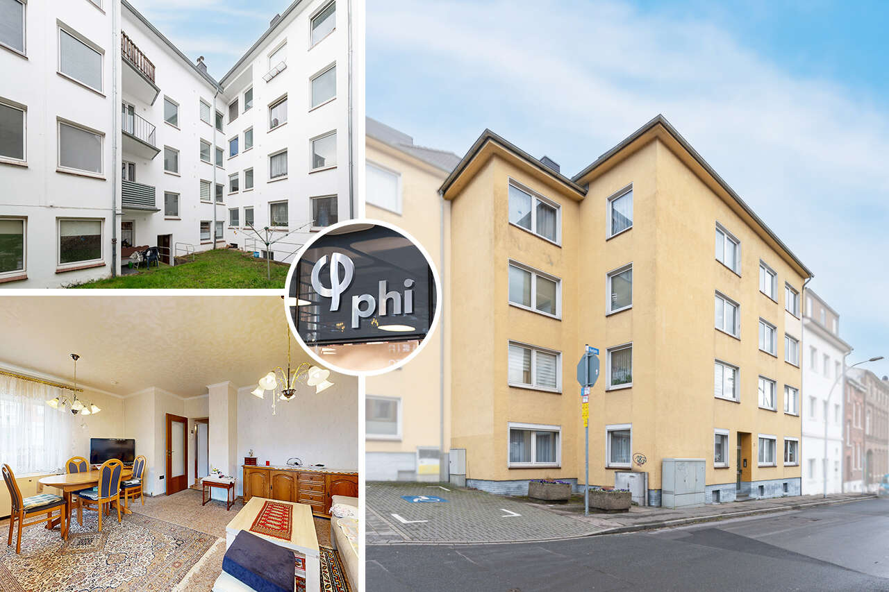 Thumbnail-PHI AACHEN - Charmante 2-Zimmer-Wohnetage in zentraler Lage von Aachen-Haaren!