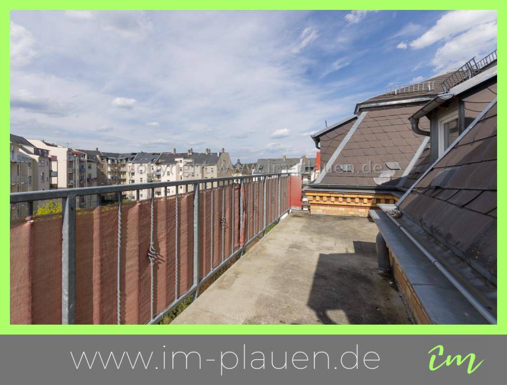 Thumbnail-Balkon - Einbauküche - Weitblick - 77 m² | 3-Zimmer-Wohnung Plauen Seehaus