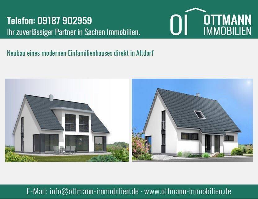 Thumbnail-NEUBAU eines modernen Einfamilienhauses direkt in Altdorf