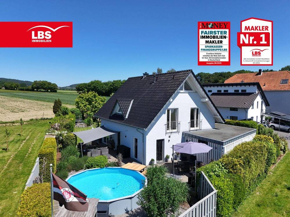 Thumbnail-Neuwertiges Einfamilienhaus in moderner Bauweise mit zusätzlichem Bauplatz