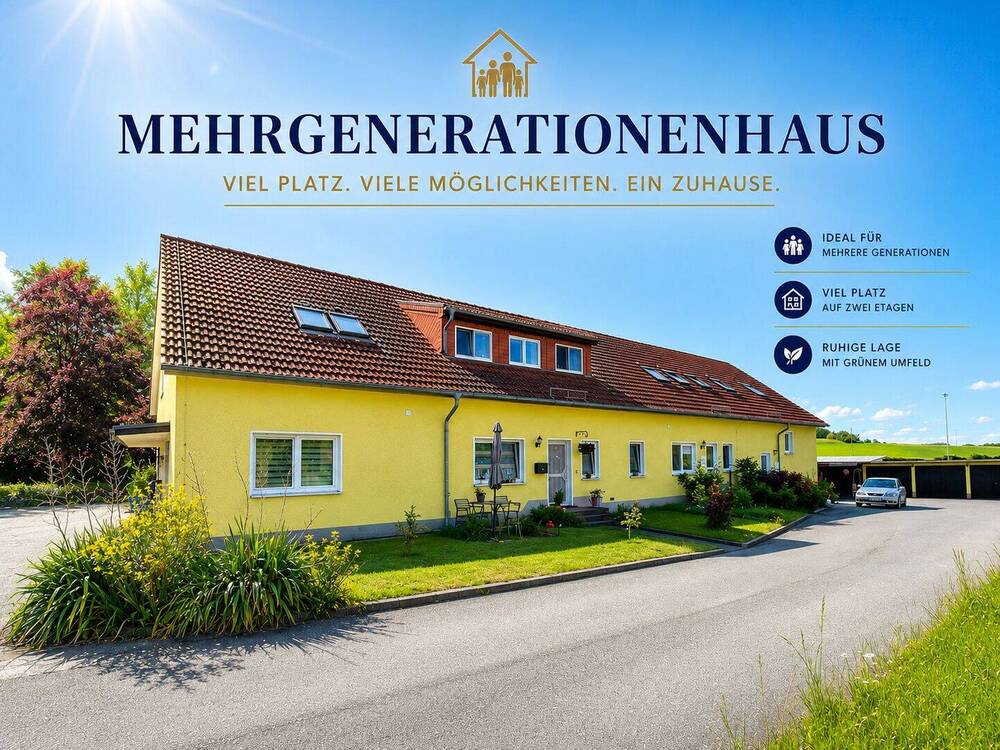 Thumbnail-Die Familie unter einem Dach: Mehrgenerationenhaus in traumhaft ruhiger Lage von Radeburg