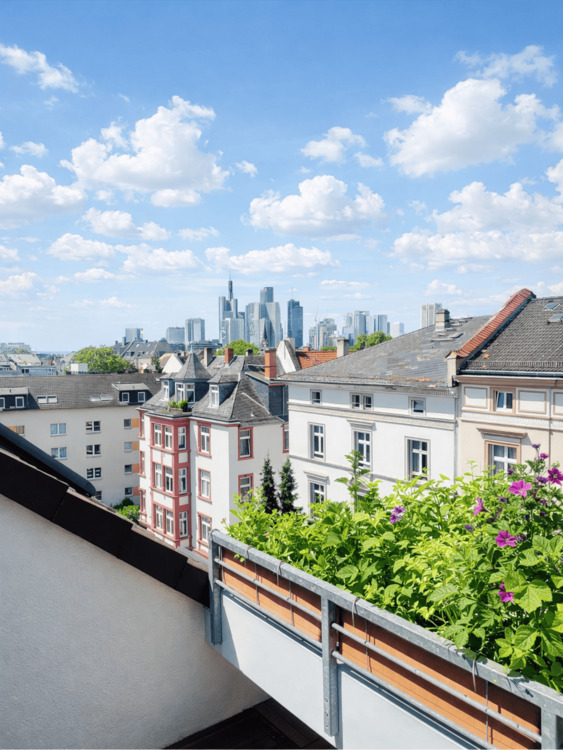 Thumbnail-Lichtdurchflutete Maisonette mit Skyline-Blick & Dachterrasse in Frankfurt Nordend-Ost