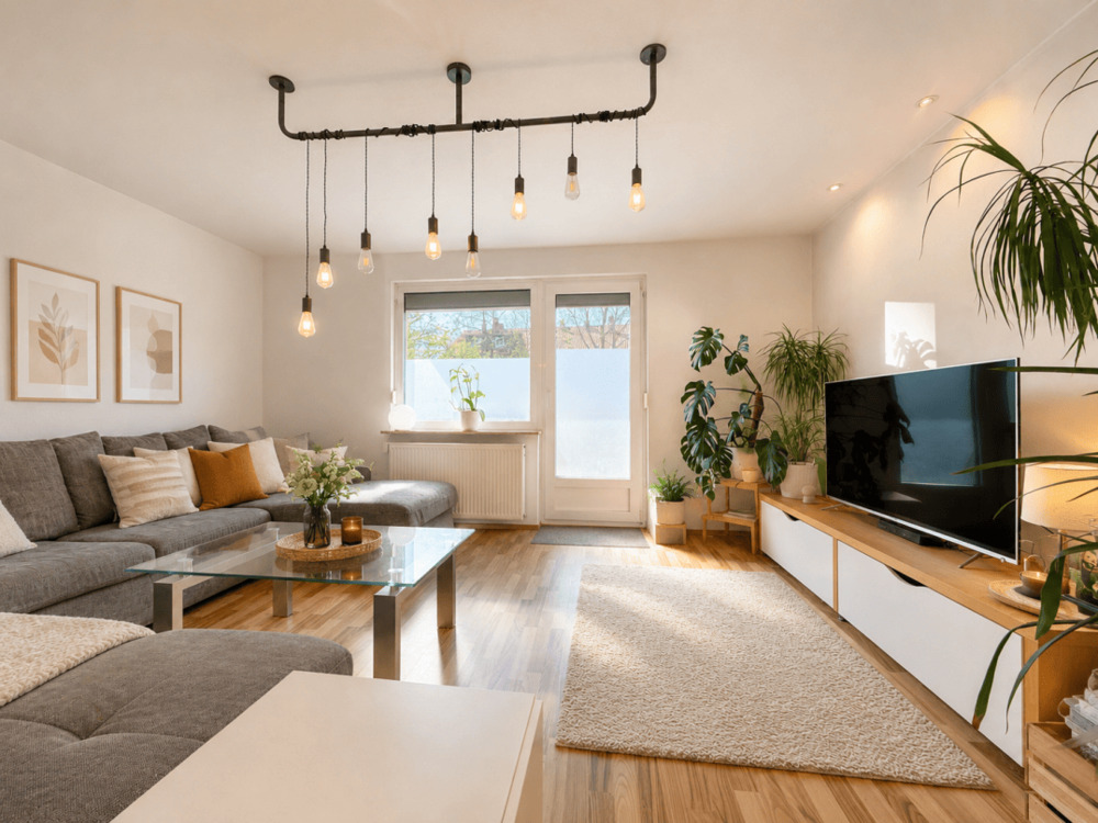 Thumbnail-Modernisierte 3-Zimmer-Erdgeschosswohnung mit Balkon, Terrasse und Smart-Home-Ausstattung