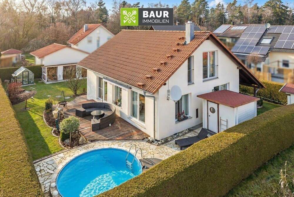 Thumbnail-360°ITop gepflegtes EFH mit schönem Garten in Wilhelmsdorf am Ried - ideal für Paare & kleine Familien