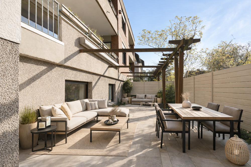 Thumbnail-Helle, frisch sanierte Souterrainwohnung mit großer Terrasse