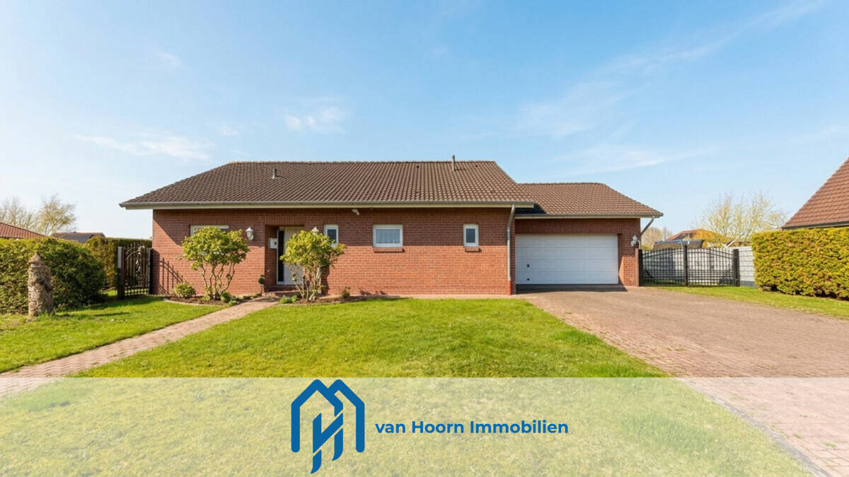 Thumbnail-Gepflegter Bungalow mit großzügiger Garage und Wintergarten in Ostrhauderfehn