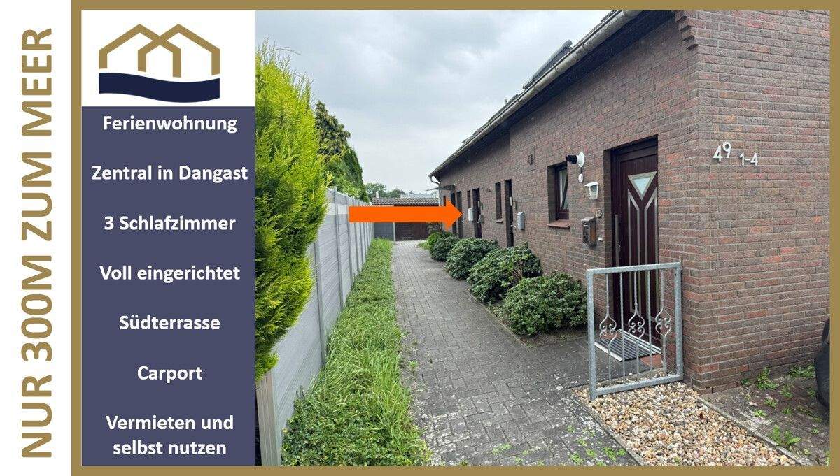 Thumbnail-Nur 300m zum Meer! Gepflegtes Ferienhaus mitten in Dangast - Zum vermieten und selbst Urlaub machen