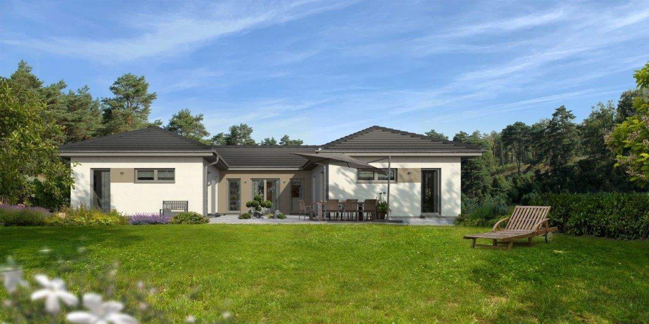 Thumbnail-Bungalow mit Atrium