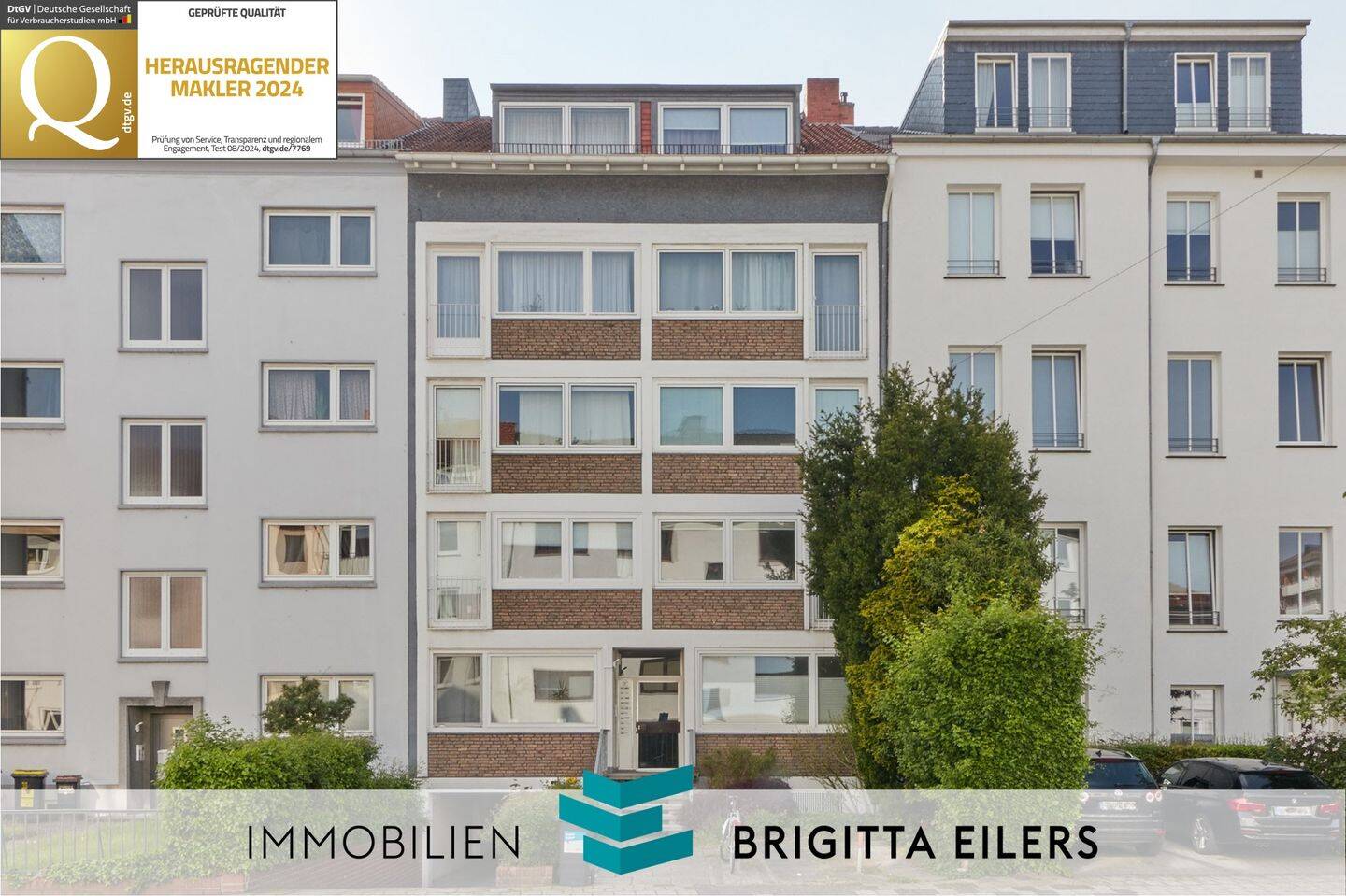 Thumbnail-Ohne Käuferprovision: Helle 2-Zimmer-Wohnung mit Westbalkon in ruhiger Lage nahe der Bremer City!