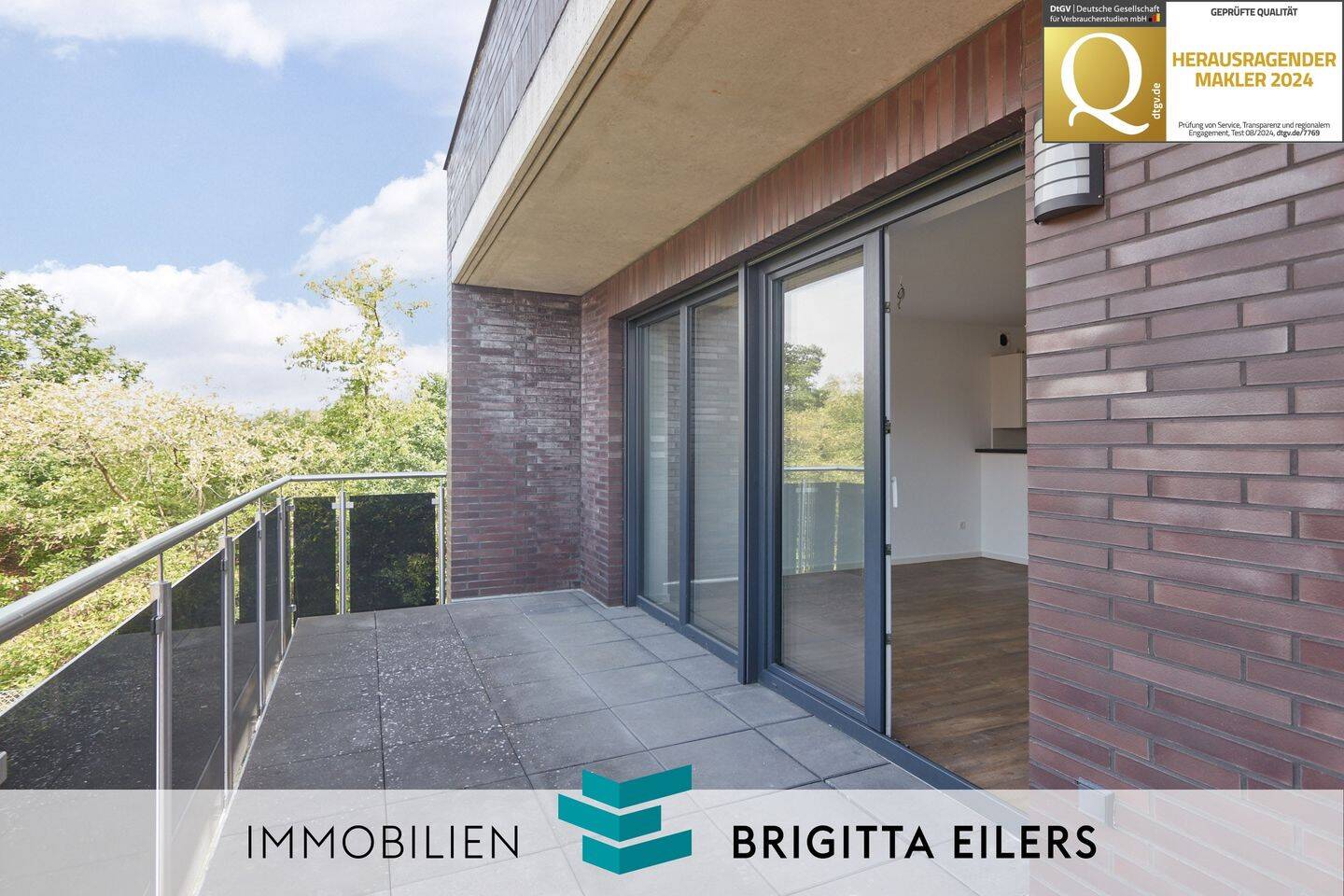 Thumbnail-Helle 3 Zimmer-Wohnung mit großem Südwest-Balkon und Tiefgaragenstellplatz in Achim-Bierden