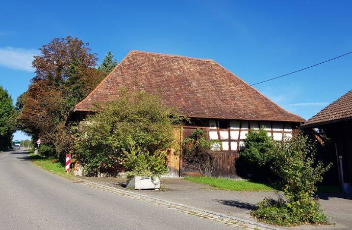 Thumbnail-Denkmalgeschützte barocke Scheune von 1776 mit Baugrundstück