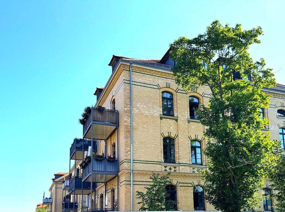 Thumbnail-Gepflegte 4-Raum-Wohnung mit Balkon und Stellplatz in Gohlis-Mitte