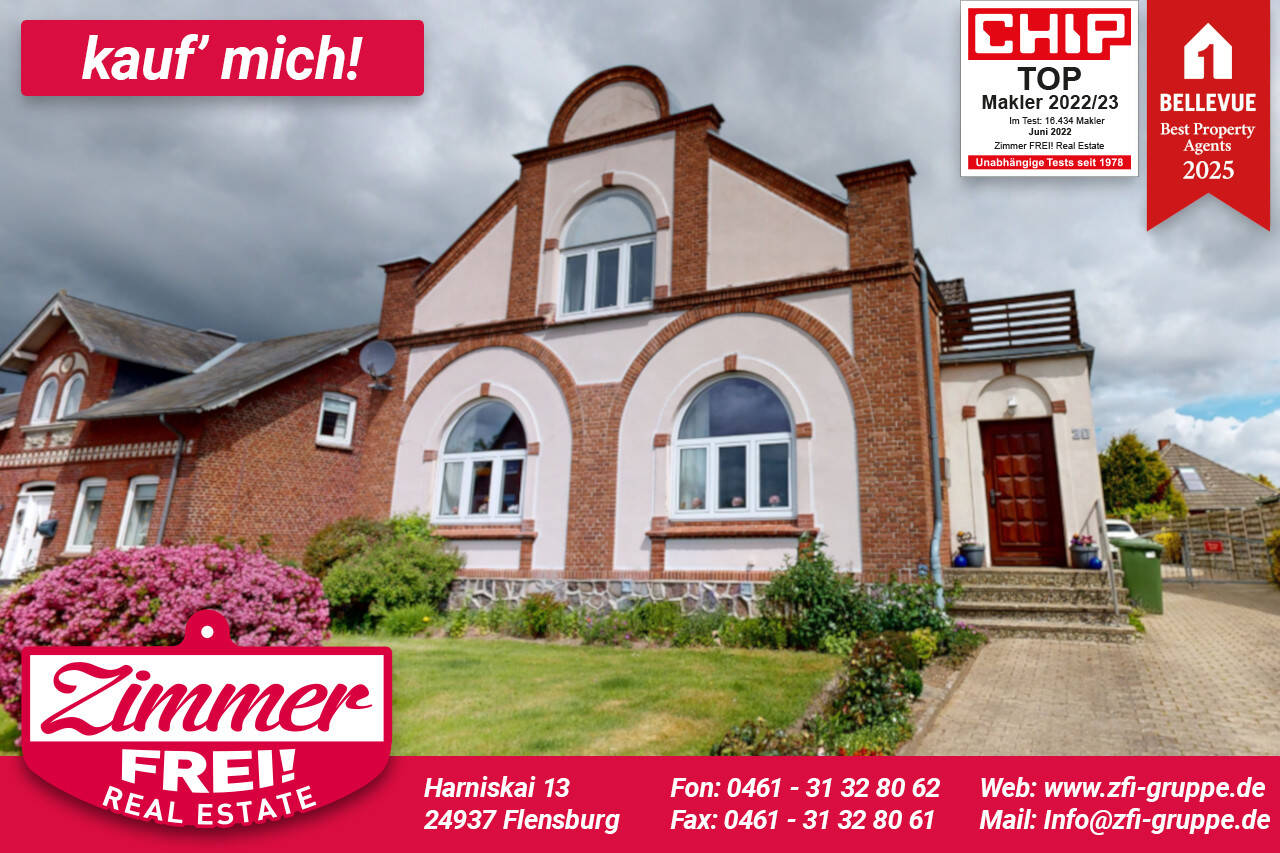 Thumbnail-gepflegter Oldtimer wartet auf Verjüngung - attraktives Einfamilienhaus in Husby (opt. Baulücke)