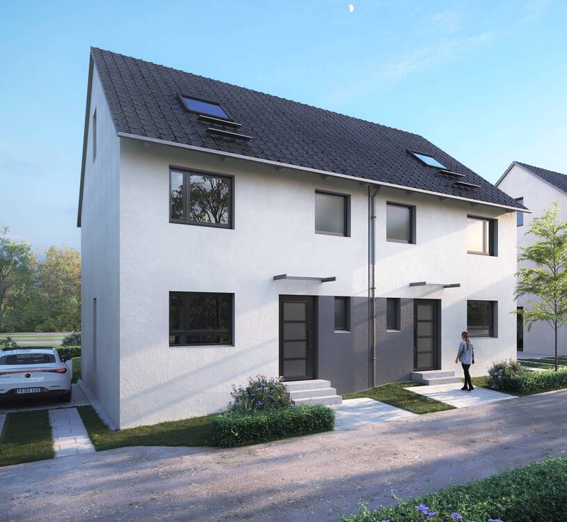 Thumbnail-Ober-Mörlen: Neubau von 2 Doppelhaushälften mit KFW-40 Fördermöglichkeiten