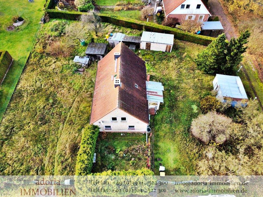 Thumbnail-RESERVIERT * ADORIA * Teilbares Baugrundstück mit Abrisshaus - ruhige Lage - Berliner Umland