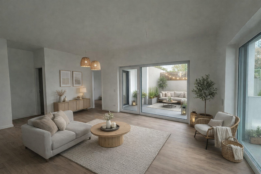 Thumbnail-Neubauwohnung in Eppstein: 2,5 Zimmer mit Gartenanteil