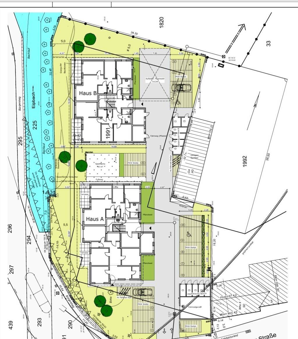Thumbnail-Baugrundstück mit Baugenehmigung für zwei 6 Parteien Häuser in guter Lage bei KölnBonn