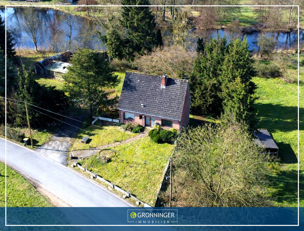 Thumbnail-Rarität in idyllischer Lage: 6-Zi.-Wohnjuwel mit ca. 5.800 m² Traumgrundstück und Teichzugang