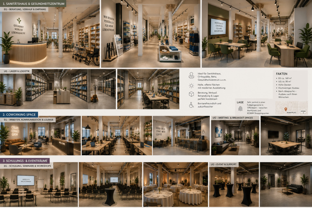 Thumbnail-Premium-Gewerbefläche mit Ausbau nach Wunsch ca. 250 m²
