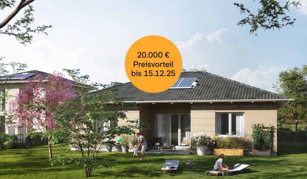Mit Ihrem Garten wohnen Sie hier in grüner Idylle