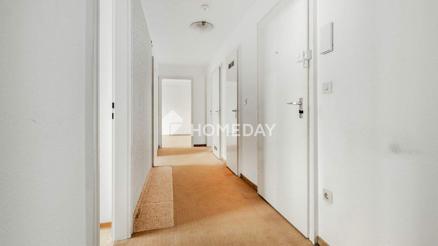 Thumbnail-Renovierungsbedürftige 3-Zimmer-Wohnung mit zwei Loggien und optionalem Tiefgaragenstellplatz