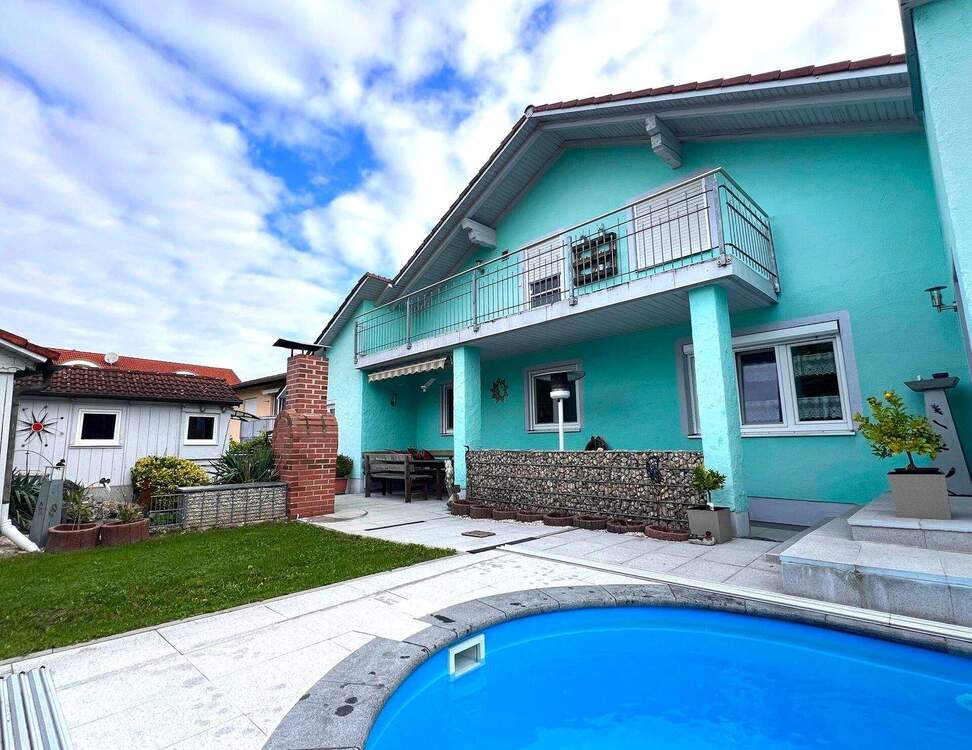 Thumbnail-Traumhaftes Zweifamilienhaus mit großem Garten, Pool und vielseitigen Nutzungsmöglichkeiten!