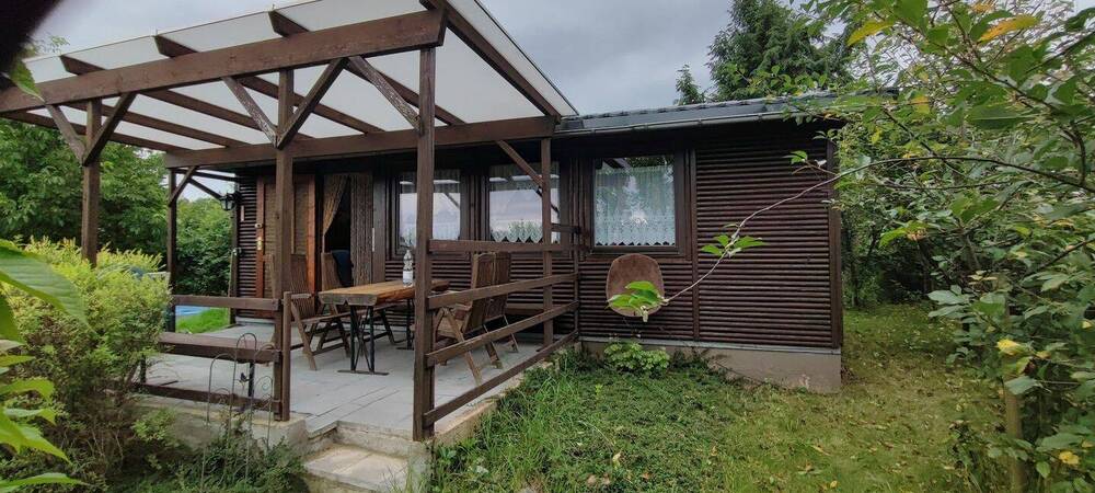 Thumbnail-Gartengrundstück mit Bungalow auf Eigentumsland in Lohmen