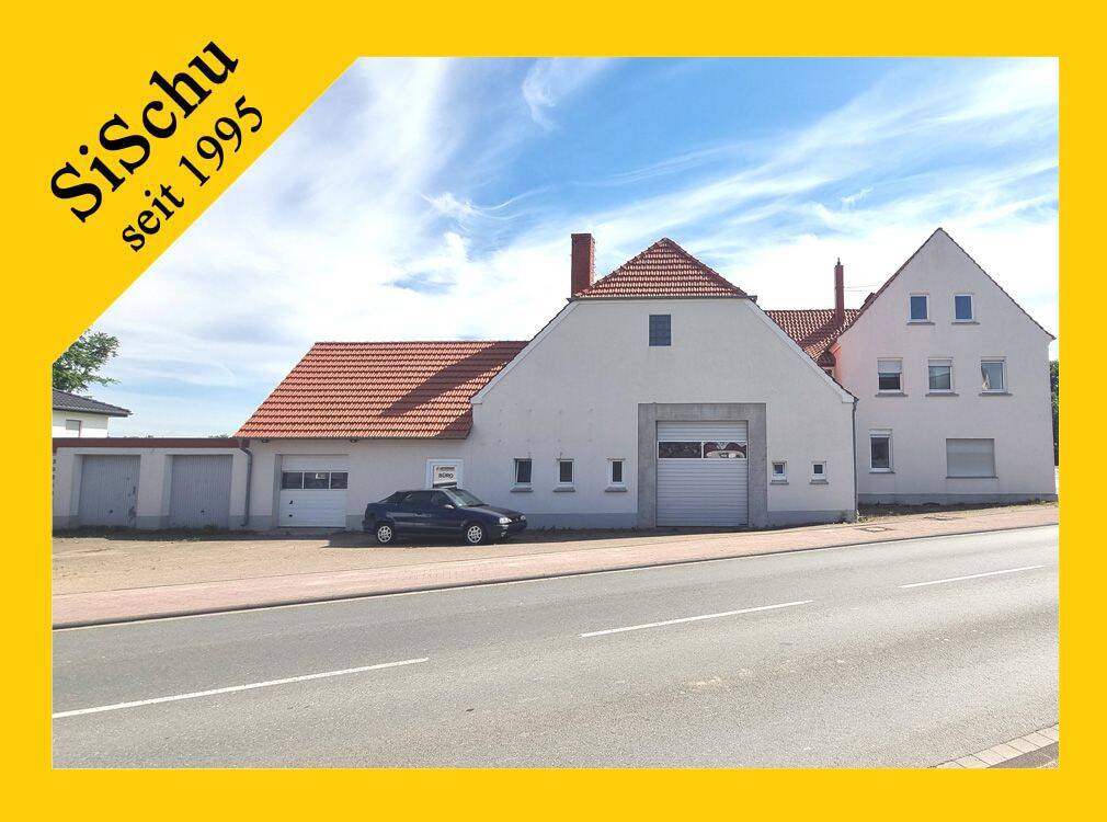 Thumbnail-Wohn- und Geschäftshaus mit kleinem KFZ- Gewerbe