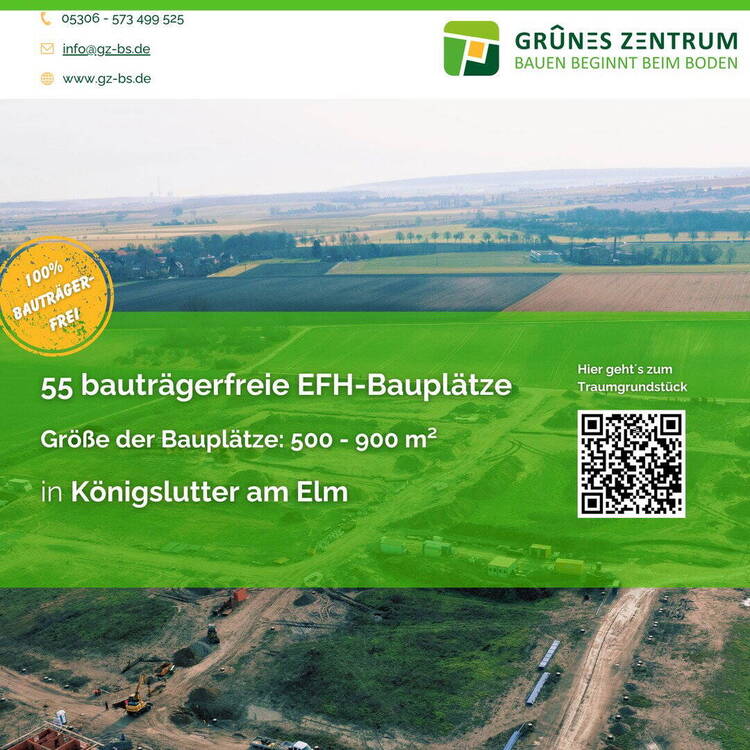 Thumbnail-Bauträgerfreie Bauplätze in Königslutter!
