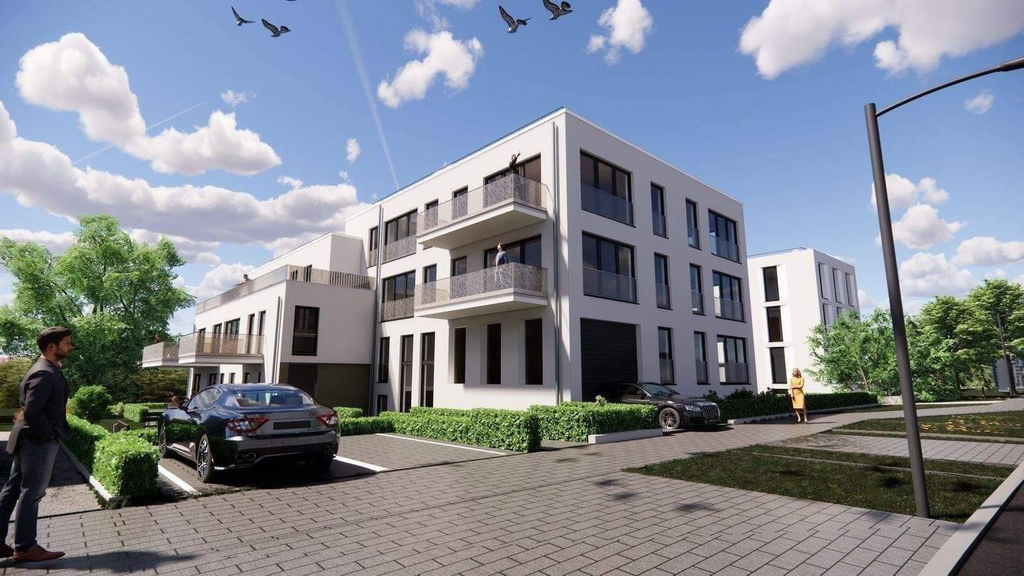 Thumbnail-Exklusive 2 Zimmer Wohnung mit Einbauküche (KFW-Effizienzhaus 55-EE) und 59,31 qm Balkon, Aufzug und Tiefgarage vorhanden