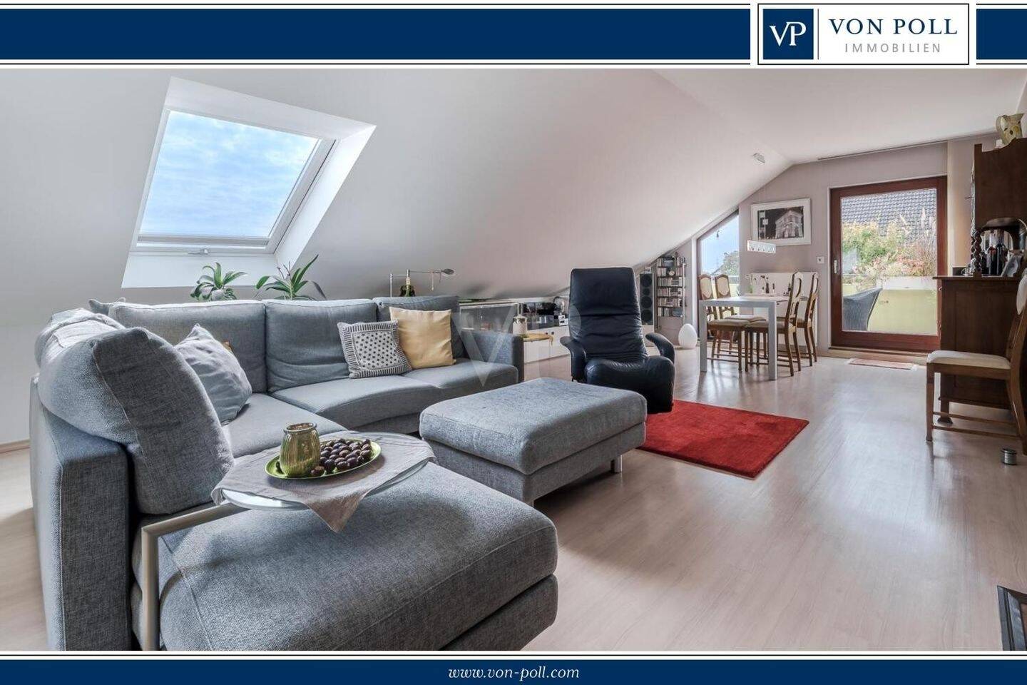 Thumbnail-Helle 4-Zimmer Dachgeschoßwohnung in Marxheim mit drei Balkonen