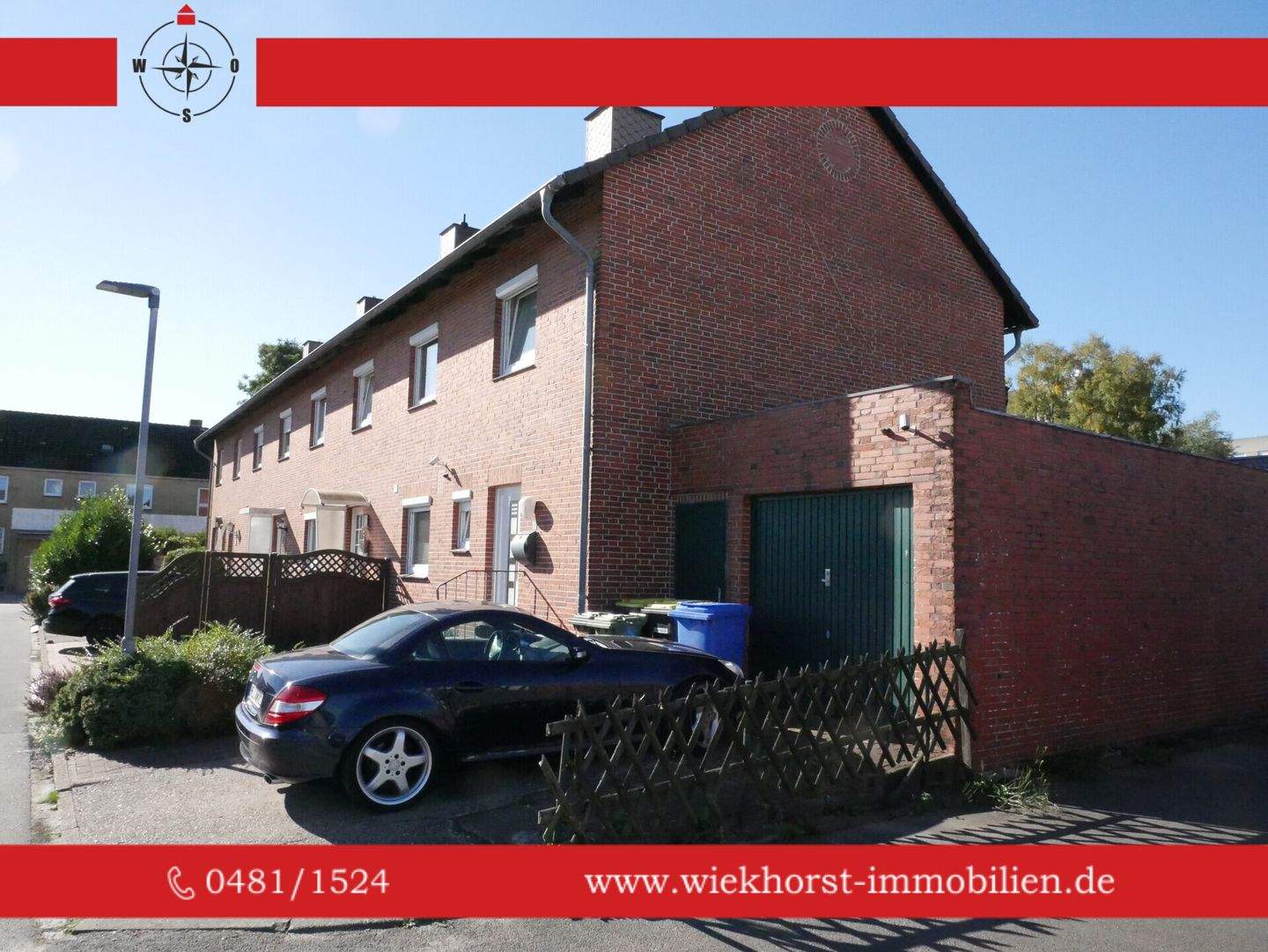 Thumbnail-Modernisiertes Reihenendhaus mit Garage in zentraler Lage der Kreisstadt Heide
