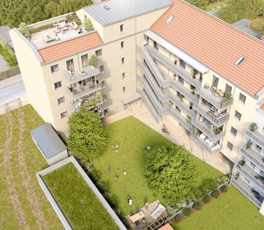 Thumbnail-NEUBAU-Wohnung mit Balkon zum Garten * 4 Zimmer * KFW 40 und QNG