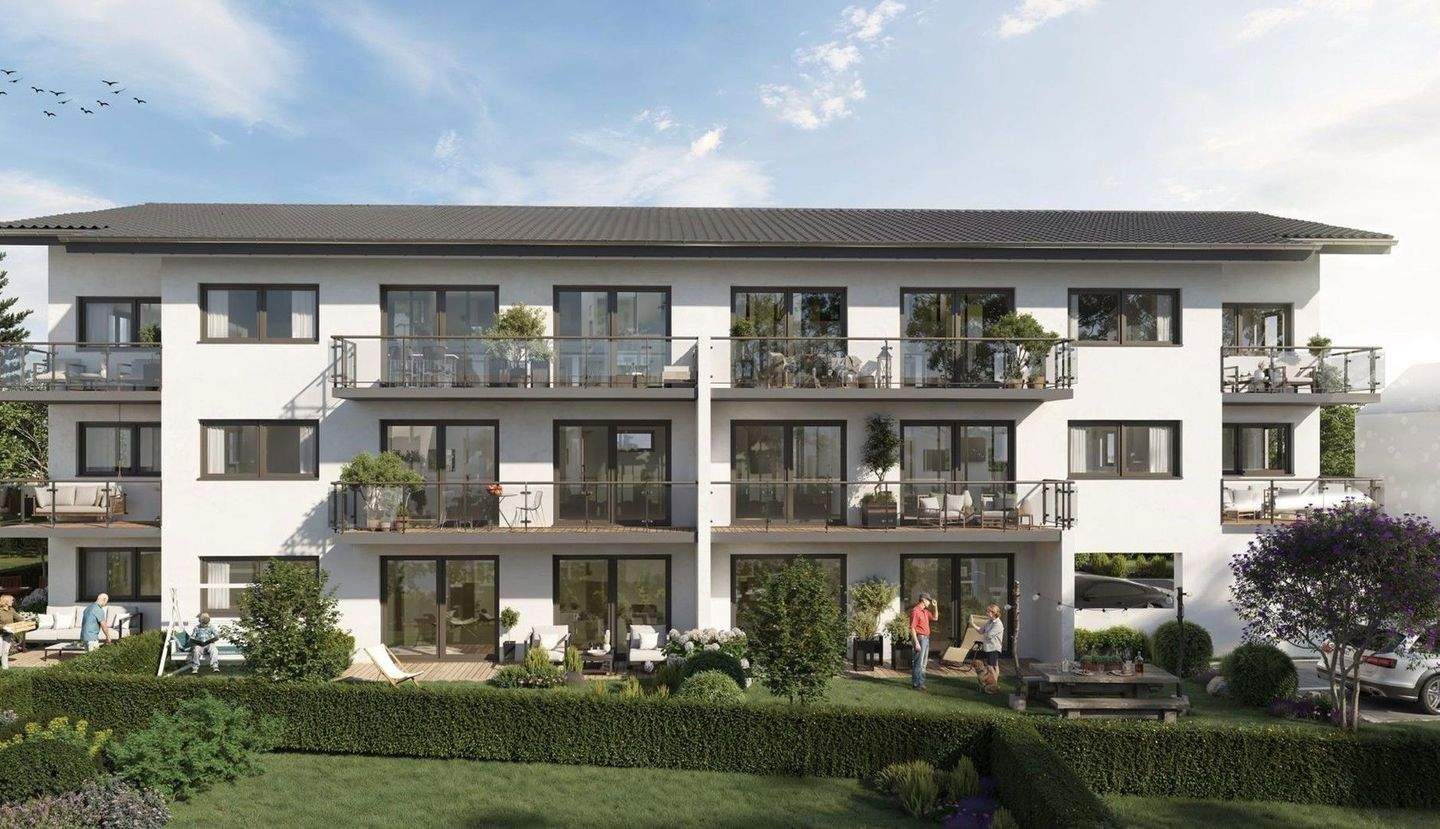 Thumbnail-Neubau MFH - 10% Abschreibung KFW 40QNG in zentraler Lage Hengersberg - nur noch 1 ETW Vefügbar !