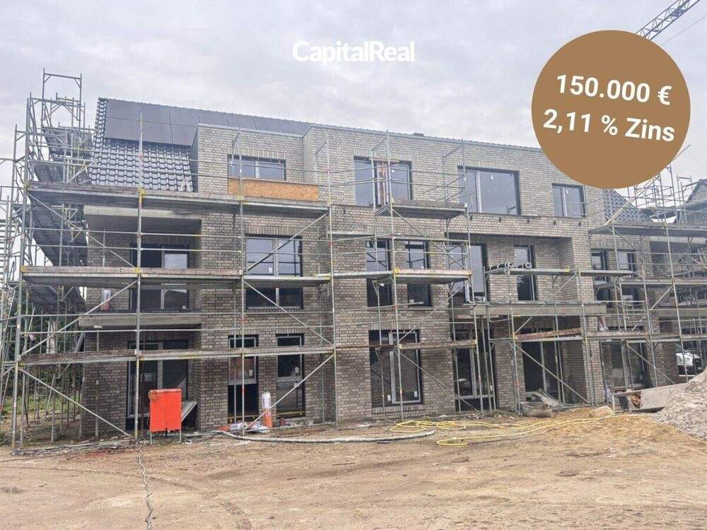 Thumbnail-Interessante Etagenwohnung mit drei Zimmern und einem Balkon! KfN mit QNG, Neubau und Erstbezug.