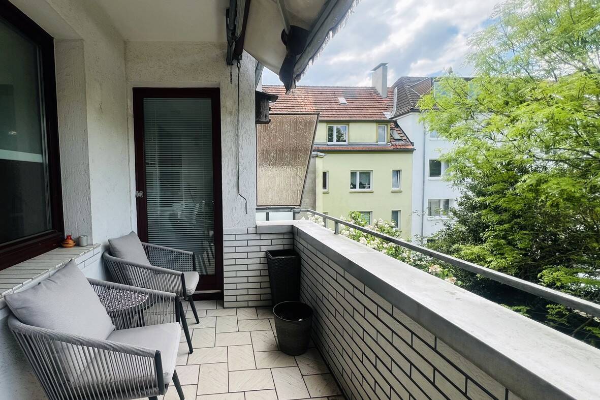 Thumbnail-Glücksfall in Rüttenscheid! Helle 2½-Raum-Wohnung mit Balkon & Garage